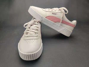 Zapatos/Zapatillas Informales Puma Carina Para Mujer Talla 7 Blanco/Rosa 370325-05 - Imagen 1 de 6