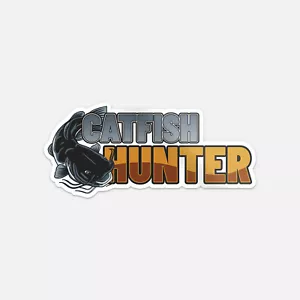 Calcomanía de vinilo pegatina para parachoques de coche Catfish Hunter - Imagen 1 de 4