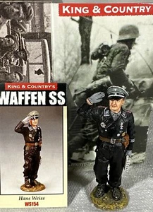 RARE! King and Country WS154 ~ WWII German ~ SS Hauptsturmfuhrer Hans Weiss - Picture 1 of 12