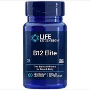 Life Extension B 12 Elite 60 Vegtarian Lozenge - Picture 1 of 1