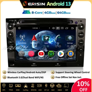64GB Android 13 GPS Autoradio CarPlay RDS FM OBD2 Wifi DSP für Renault Megane 2 - Bild 1 von 19