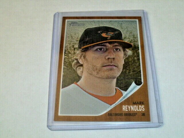 2011 Topps Heritage Chrome Parallel Mark Reynolds Baltimore Orioles #1814/1962 - Image 1 of 1