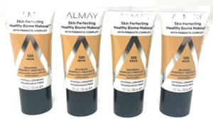 (4) Almay Skin Perfecting Healthy Biome Makeup Sealed 120 - Beige Exp: 9/2025+ - Picture 1 of 3
