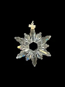 Swarovski Crystal '1998' Annual Snowflake/Star Ornament - Picture 1 of 2
