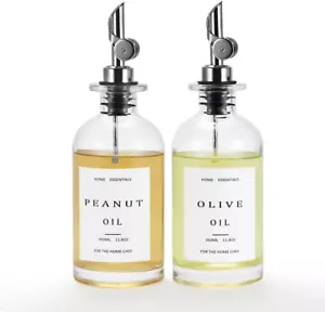 Olive Oil Dispenser Bottle for Kitchen, Coffee Syrup Dispenser W. Weighted Poure - Picture 1 of 7