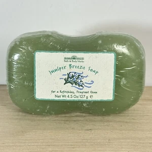 Vintage Bad Body Works Bar Seife Wacholder Brise erfrischend Reinigung versiegelt - Bild 1 von 5