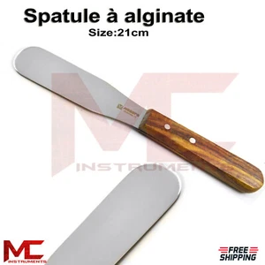 spatule à alginate technicien de laboratoire Spatule de mélange Manche en bois - Picture 1 of 3