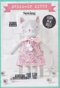 Simply Sewing Pattern for The Dress-up Kitty 10.5" Tall Stuffed Soft Toy New - Picture 1 of 7