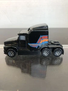 1991 Hot Wheels #76 Black Kenworth Big Rig Black 1:64 Die Cast - Picture 1 of 6