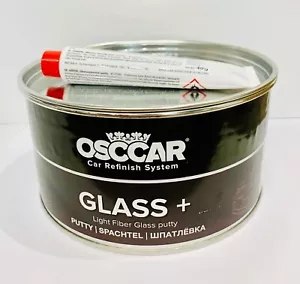 2 x OSCCAR GLASS PLUS Car and Boat Sandable Body Fibre Glass Filler 1L - Picture 1 of 3