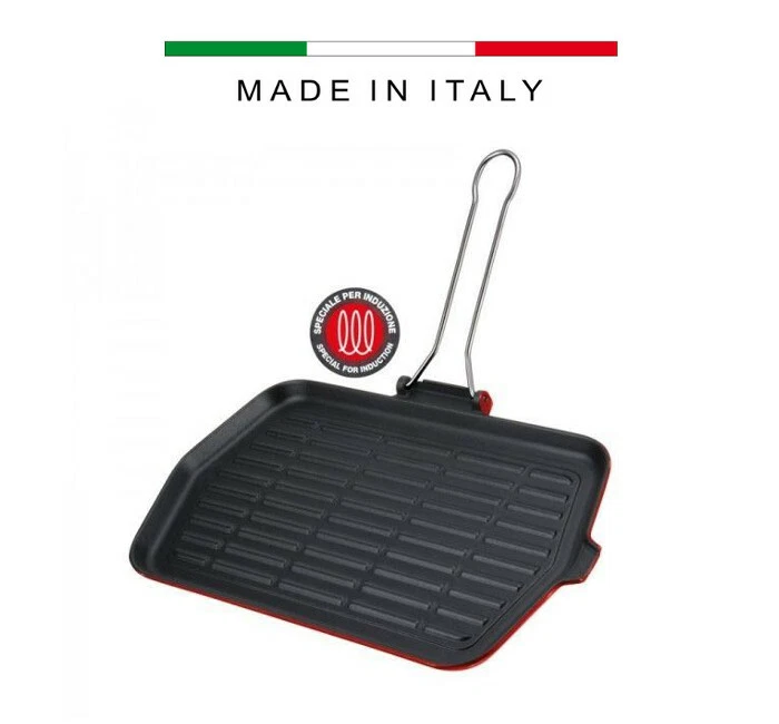 Ilsa Dietella Induction Bistecchiera per induzione in ghisa smaltata (e3j)