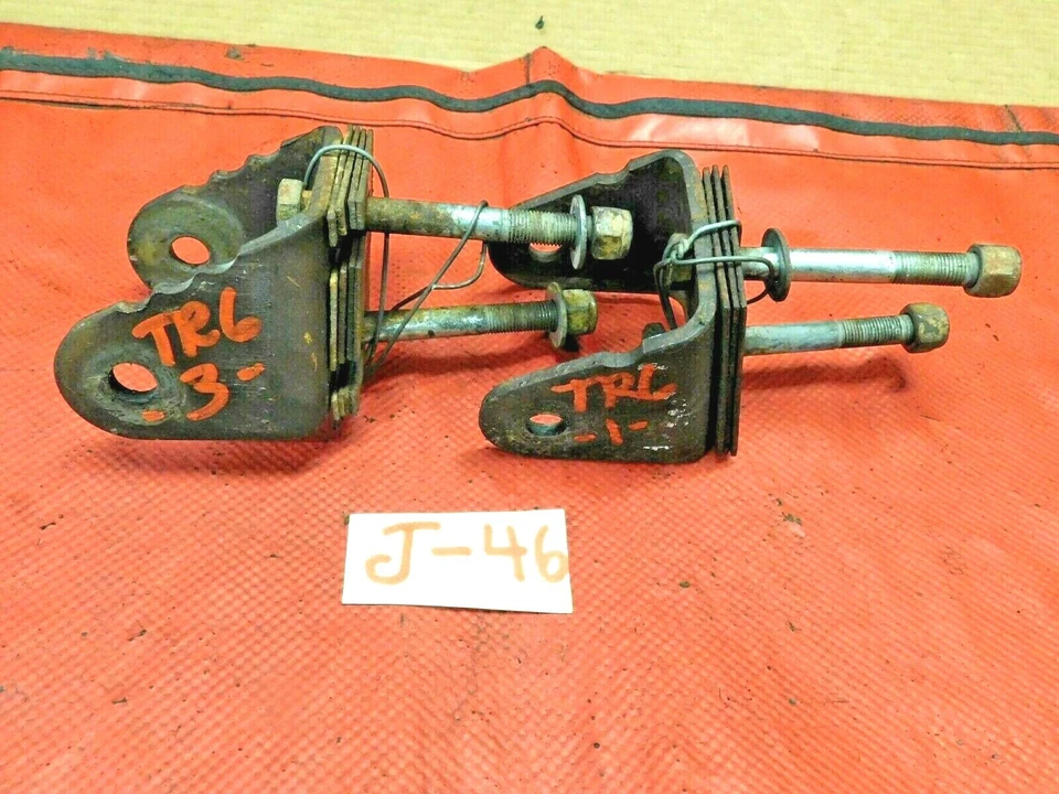 Triumph TR6, TR250, soportes de brazo trasero, una muesca, 3 muescas, ¡original!! Foto 1 de 1