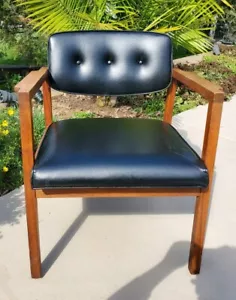 Marden MCM Chair Chicago Danish Modern Wood Mad Men Mid Century Modern 1960s - Picture 1 of 12