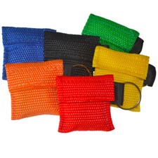 120pcs Elysaid CPR Mask Resuscitator AED No Label Face Shield First Aid 6 Color