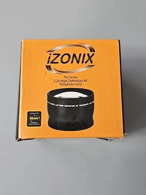 Izonix Pro Series 2.2x Diseño de teleobjetivo AF de alta definición para CÁMARA DE 58 MM  Foto 1 de 4