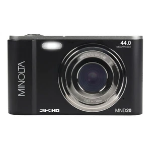 Minolta MND20-BK MND20 16x Digitalzoom 44 MP/2.7K Quad HD Digitalkamera - Bild 1 von 10