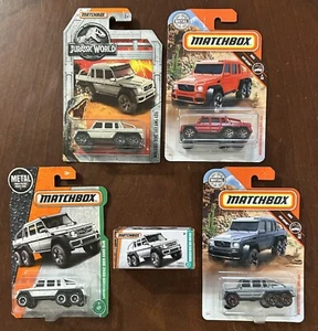Camión Matchbox MERCEDES BENZ G63 AMG 6x6 - Jurassic World Power Grabs - LOTE DE 5 - Imagen 1 de 7