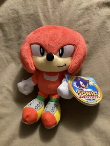 Peluche Sonic The Hedgehog 9 pulgadas - Knuckles 30 aniversario Jakks juguete de peluche - Imagen 1 de 5