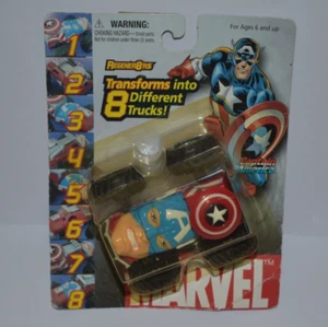 Marvel Regener8'Rs Captain America Monster Truck Awesome Toys 2003 New - Picture 1 of 2