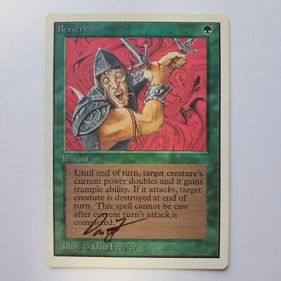 SIGNED BERSERK UNLIMITED DAN FRAZIER MTG LP - Imagem 1 de 4