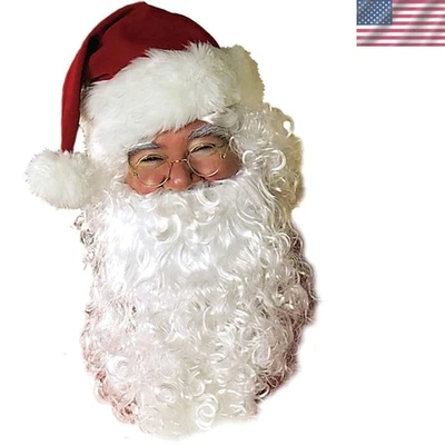 Complete Your Christmas Look with this Budget-Friendly Santa Wig and Beard Set - Image 1 of 3