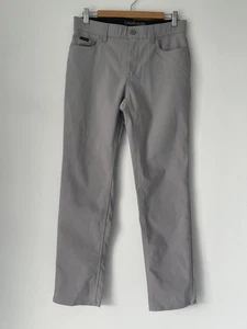 Pantalones ajustados para hombre CALVIN KLEIN talla S gris infinito flexible espera - Imagen 1 de 7