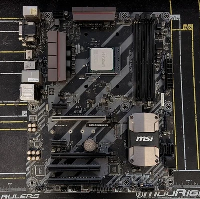 MSI Tomahawk B350 Motherboard with Ryzen 5 1600 CPU and Motherboard Combo - Image 1 of 3