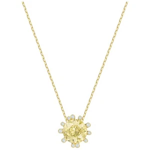 Swarovski Olive Pendant - Multi-coloured - Gold Plating - Picture 1 of 6
