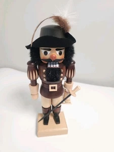 Christian Ulbricht Musketeer Nutcracker 10" Sword Natural Wood Made In Germany - Picture 1 of 9