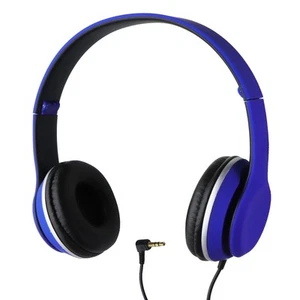 iLive 3.5mm Wired Stereo On-Ear Folding Headphones (IAH57) - Blue - Picture 1 of 3