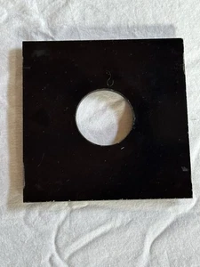 Vintage Graflex 4”x4” Type C lens board - 34.6 hole for Copal or Compur #0 - Picture 1 of 2