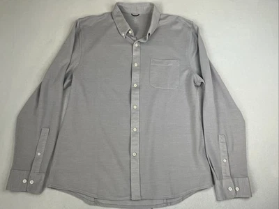 Western Rise Limitless Button Shirt Mens XL Gray Wool Blend Button Up - Image 1 of 4