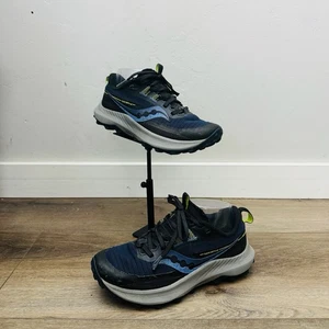 Zapatillas Mujer Saucony Peregrine 13 Negro Y Azul Talla 6.5 - Imagen 1 de 14