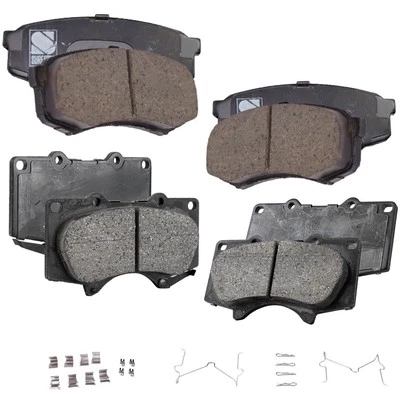 Brake Pad Set For 2003-2009 Toyota 4Runner Front and Rear Set of 2 RWD - Image 1 of 4