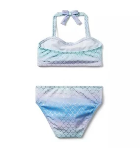 Janie and Jack X Disney The Little Mermaid Recycled Swimsuit Set Sz 8 - Picture 1 of 7