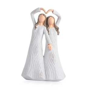 Sister Figurines Friendship Figure Gifts for Best Friends Bestie,Hand Painted - Picture 1 of 7