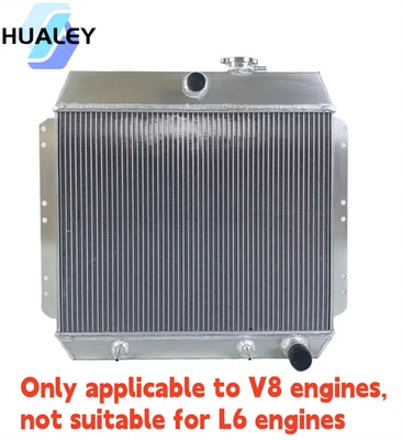 Radiador de alumínio 3 fileiras para 1949-1954 CHEVY Styleline Special Fleetline Bel Air - Imagem 1 de 4