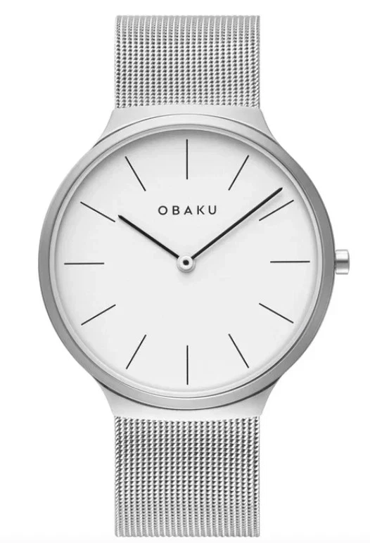 Obaku Ark Steel Men's Quartz Watch V240GXCWMC Stainless Steel With A Silver-Tone - Image 1 of 4