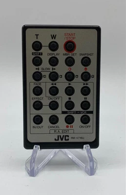 Genuine JVC LY20543-002A Remote Control for Select MiniDV Camcorders (RM-V716U) - Image 1 of 3