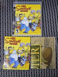 THE SIMPSONS GAME PS3 2007 Complete WITH POSTER & MANUAL RARE MINTY DISC - Picture 1 of 3