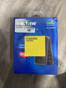 Tracfone NOKIA 2760 Flip, 4GB Black - Prepaid Feature Phone - Afbeelding 1 van 5