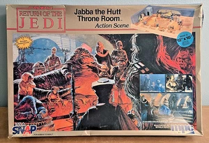 1989 MPC ERTL Star Wars Return Of The Jedi JABBA THRONE ROOM Model Kit W Manual - Picture 1 of 11