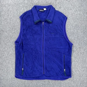 Chaleco Patagonia Vintage Años 90 Para Hombres XL Púrpura Cremallera Vellón Exterior Hecho en EE. UU. 25170 - Imagen 1 de 11