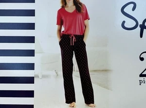 Splendid Ladies' 2-Piece Lounge Set Size XXL Pink/Polka dot - Picture 1 of 3