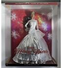 Mattel 2008 Holiday Barbie African American Silver Dress Snowflakes Doll New