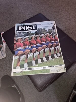 Vintage The Saturday Evening Post October 5 1963 Cheerleaders Judy Garland  - Image 1 of 3