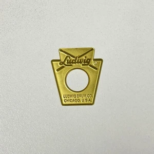 Ludwig 60’s Keystone Drum Badge Vintage Chicago Bass Snare Drum Tom Emblem Part - Bild 1 von 2