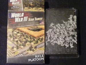 Team Yankee 1/100 15mm US Army Rifle Platoon Metal OPEN but NEW - Bild 1 von 2