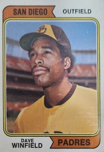 1974 Topps - #456 Dave Winfield (RC) Rookie Baseball Card