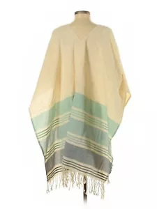 Tribe Alive Blue and Ivory Cover Up Poncho ( One Size) ** ** **FREE SHIPPING** - Picture 1 of 5
